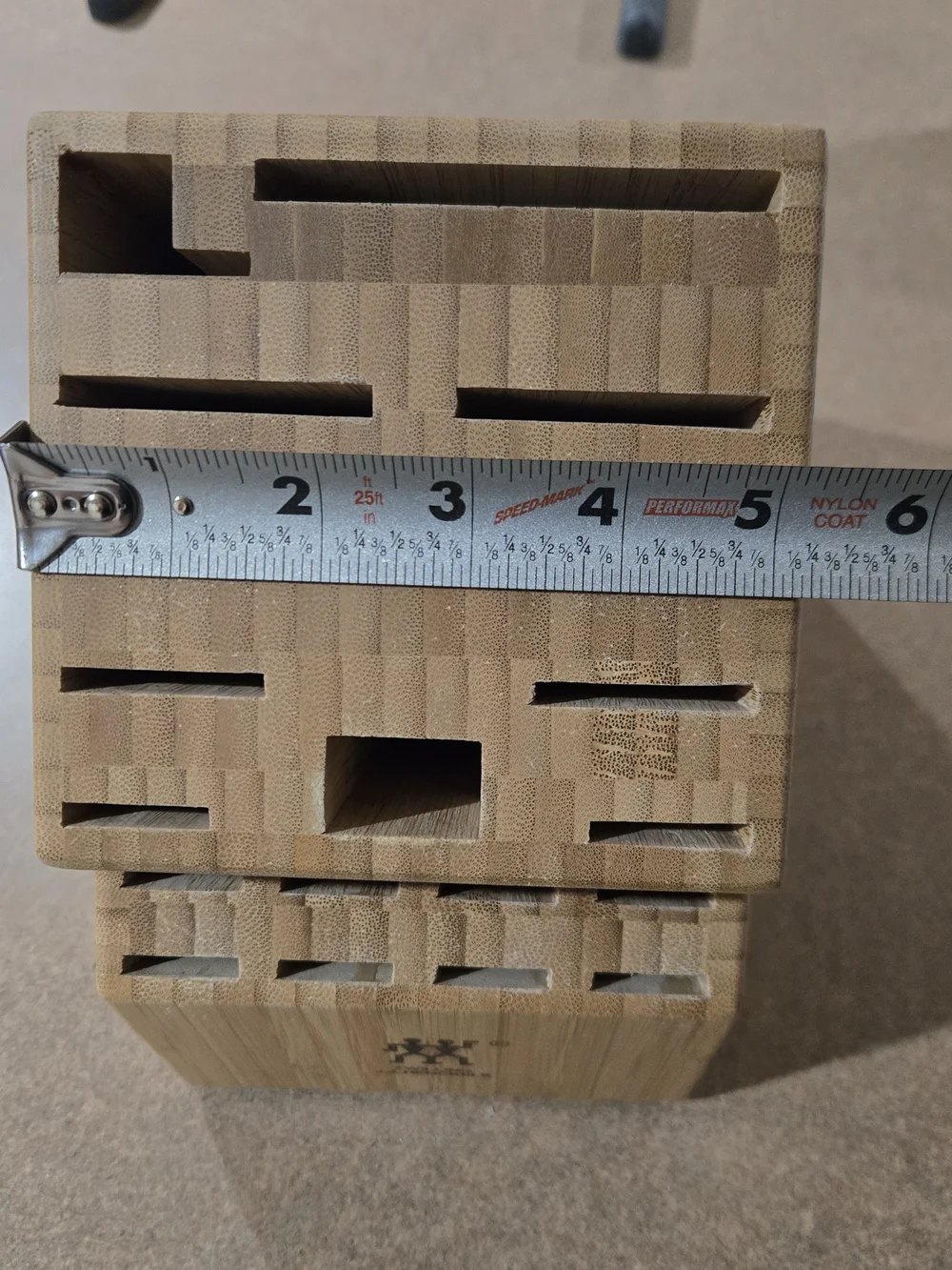 ZWILLING J.A. Henckels Bamboo Knife Organizer - Natural Wood Tone